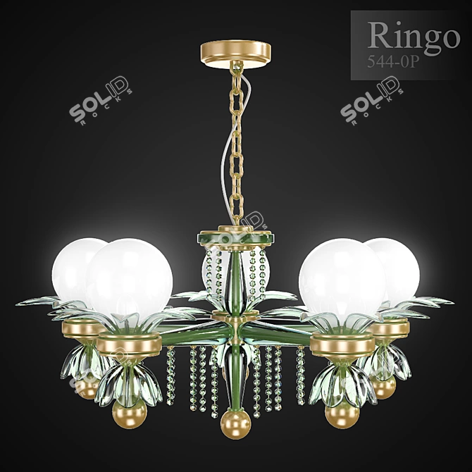 Mitra Ringo Pendant Light 544-0P 3D model image 1