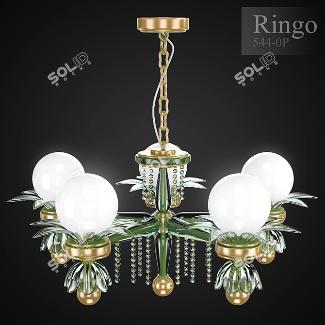 Mitra Ringo Pendant Light 544-0P 3D model image 2