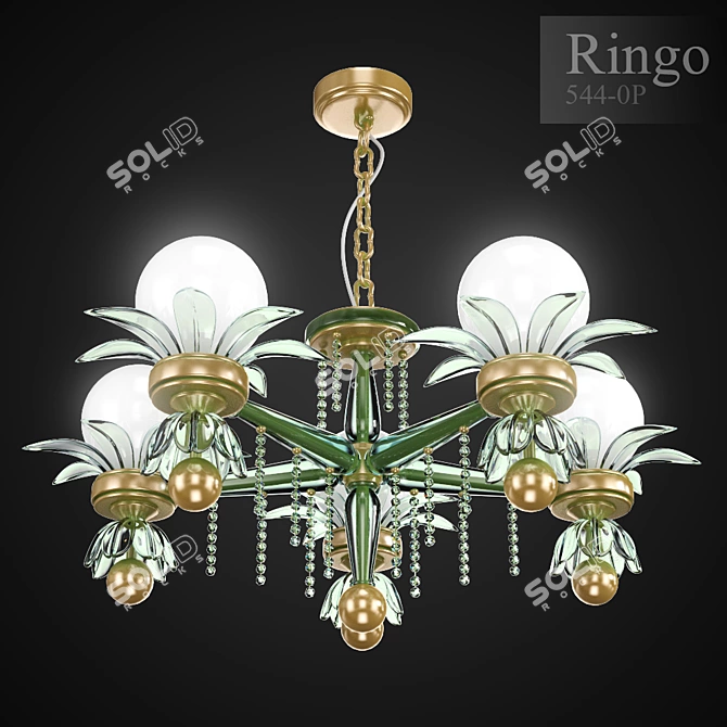 Mitra Ringo Pendant Light 544-0P 3D model image 3