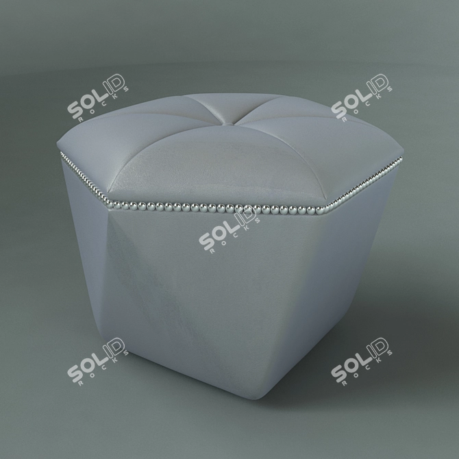 Rhombus Homemotions Pouf 3D model image 1