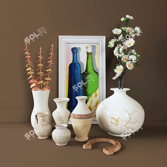 Elegant Decor Set - Limited Edition 3D model image 1