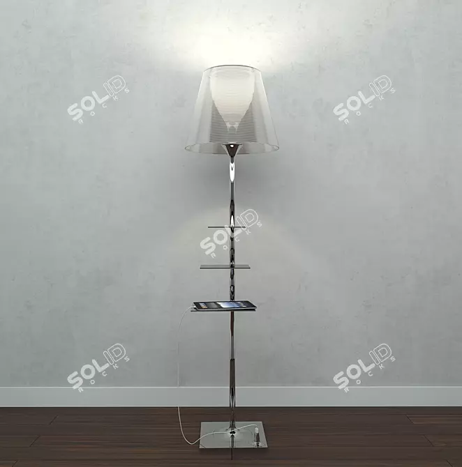 Elegant Floor Lamp BNF1500 3D model image 1