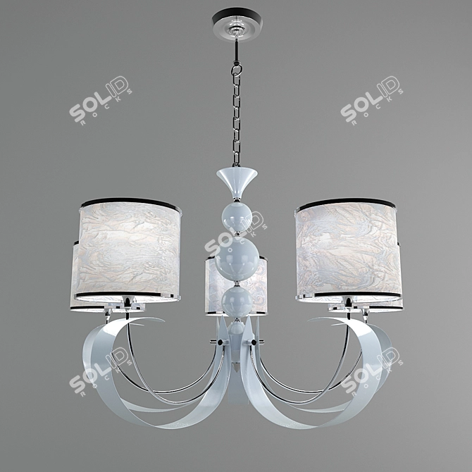 Bregatto 100.5 Chandelier - Italian Design Excellence 3D model image 1