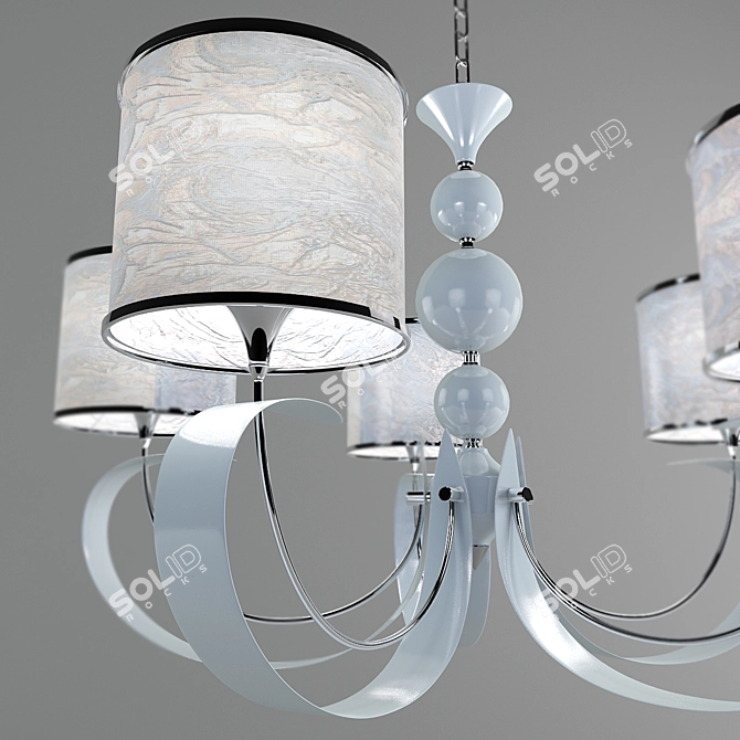 Bregatto 100.5 Chandelier - Italian Design Excellence 3D model image 2