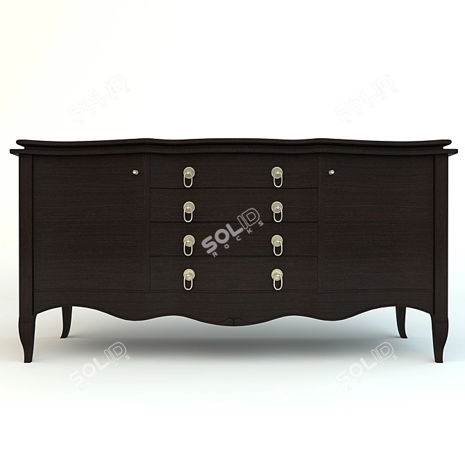 LCI Chest: Modern Italian Design 3D model image 2