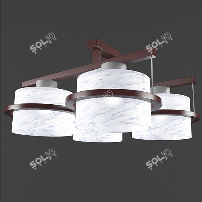 Sigma Pendant Light 3D model image 1