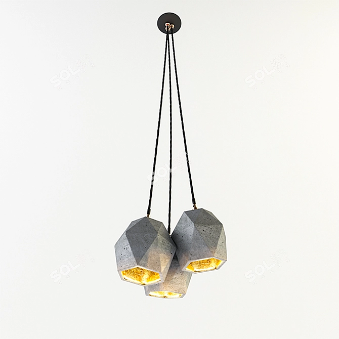 Concrete Sands Lamp | Alien Design 3D model image 1