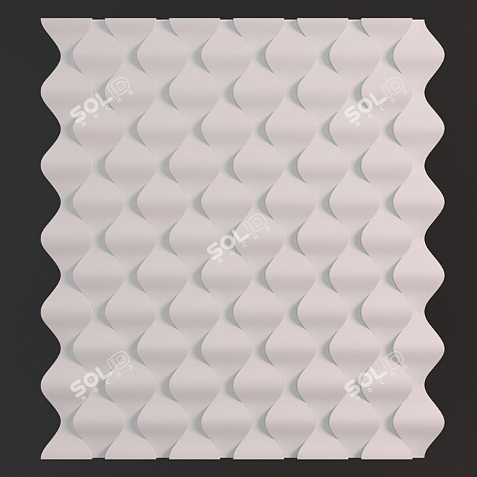 Eleganza Seamless Wall Panel 3D model image 1