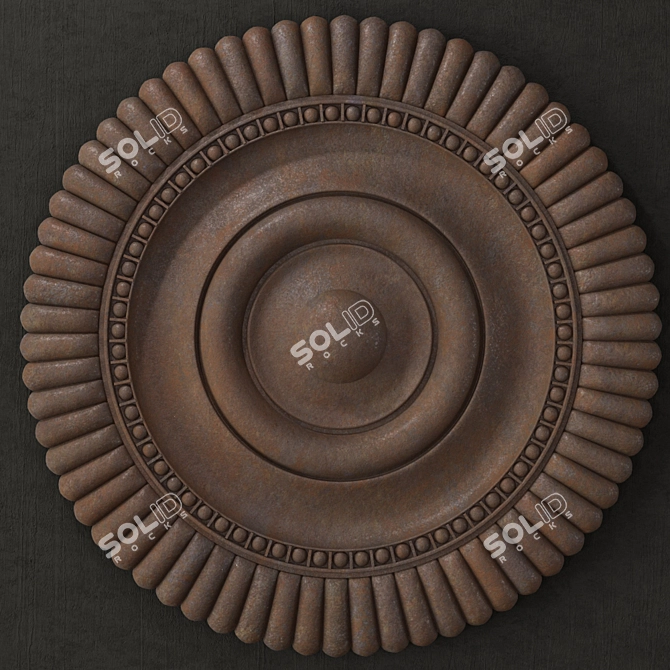 Description: Ребристая медальон (Ribbed medallion)

Translation: Ribbed medallion

Title: E 3D model image 1