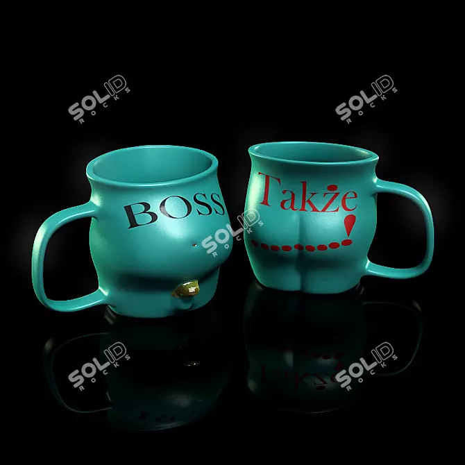 Customizable Poly Cup 3D model image 1