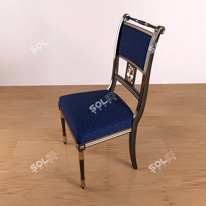 Armando Rho Classic Dining Chair 3D model image 2