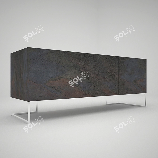 Pianca Spazio Moduli: Customizable Modern Storage 3D model image 1