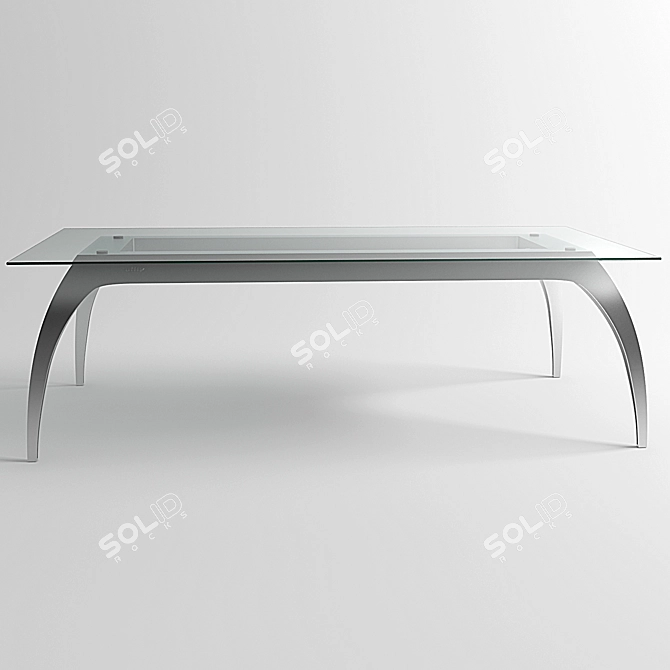Pininfarina Glass Buffet Table 3D model image 3