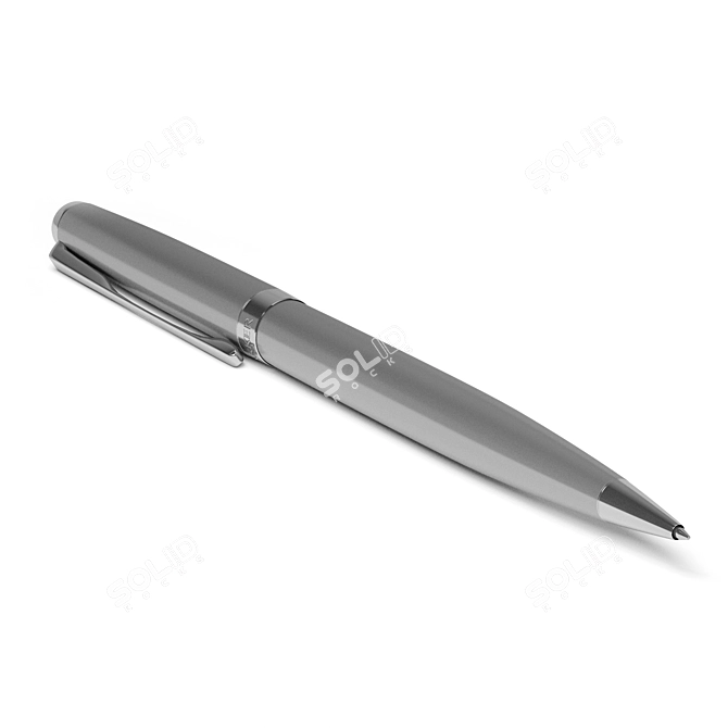 Parker TurboSmooth Ballpoint Pen 3D model image 1