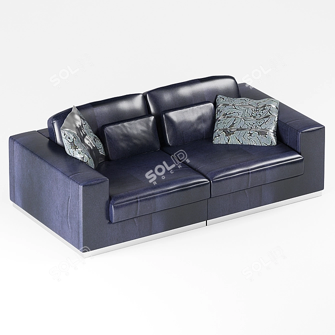 Comfort Haven Sofa 3D model image 1