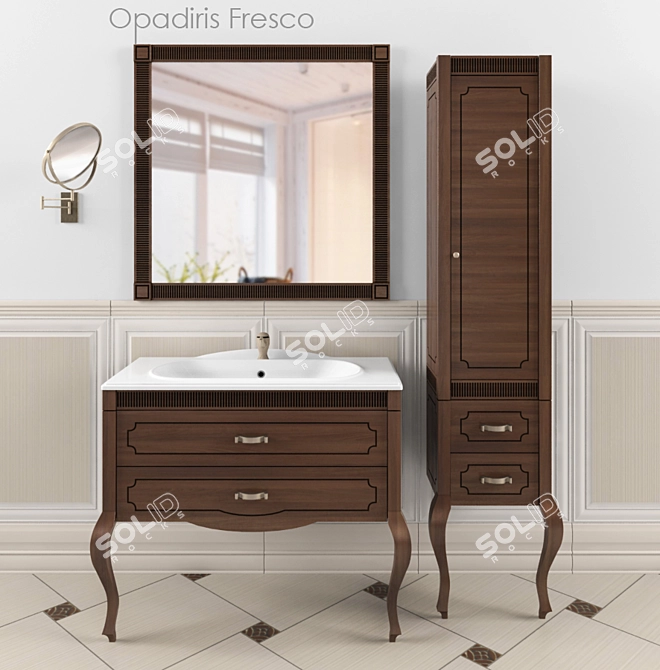 Opadiris Fresco Bathroom Furniture 3D model image 1