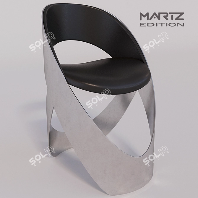 Martz Edition Chair: Sleek and Stylish Seating Solution 3D model image 2