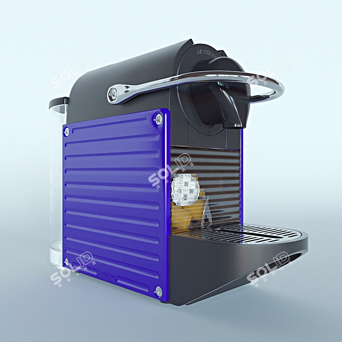 Compact and Stylish Nespresso Pixie Krups 3D model image 2