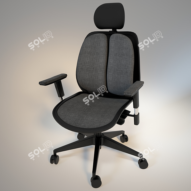 ErgoSeat: Orthopedic Chair 3D model image 1