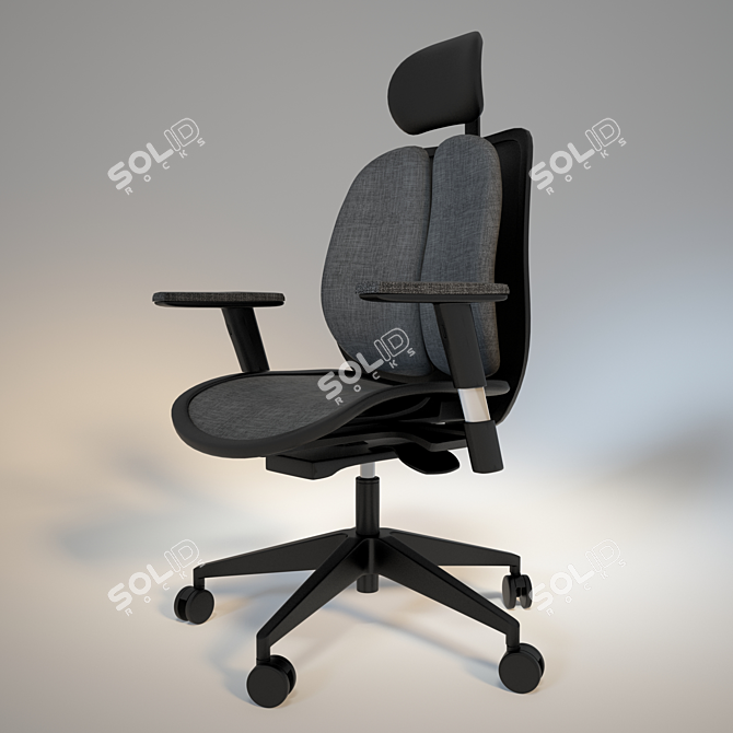 ErgoSeat: Orthopedic Chair 3D model image 3