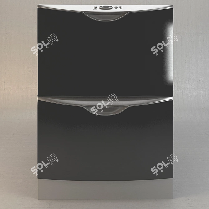 Sleek Dishwasher for Modern Interiors 3D model image 1