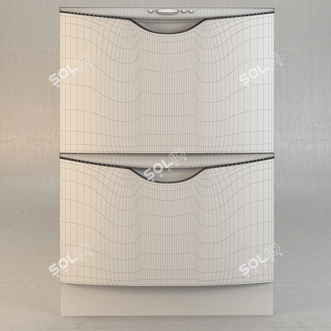 Sleek Dishwasher for Modern Interiors 3D model image 3