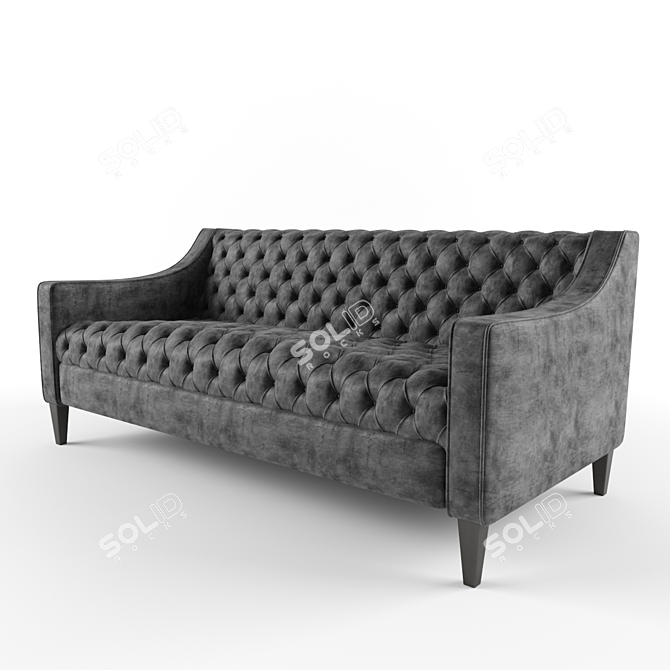 Modern Cambodian Sofa: Stylish and Spacious! 3D model image 2