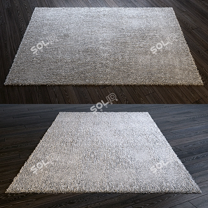 Luxury Hairs & Fur Carpet 3D model image 1