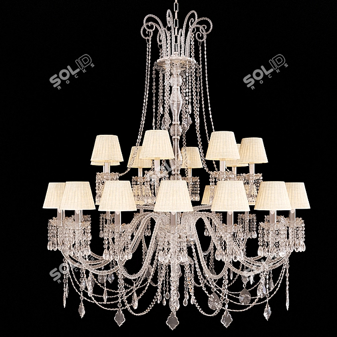 Bohemia VE 873 A5 Chandelier: Luxurious Elegance, Captivating Ambiance 3D model image 1