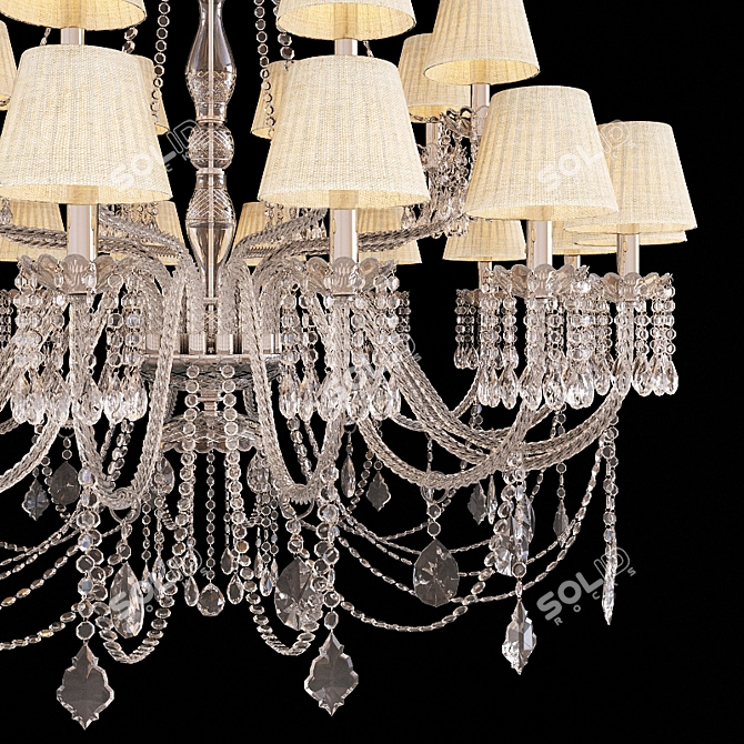 Bohemia VE 873 A5 Chandelier: Luxurious Elegance, Captivating Ambiance 3D model image 2