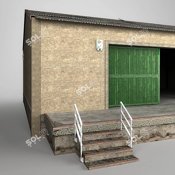 Battlefield 3 Old Building 3D model image 3