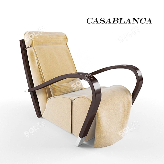 Casablanka Relax Armchair 3D model image 1