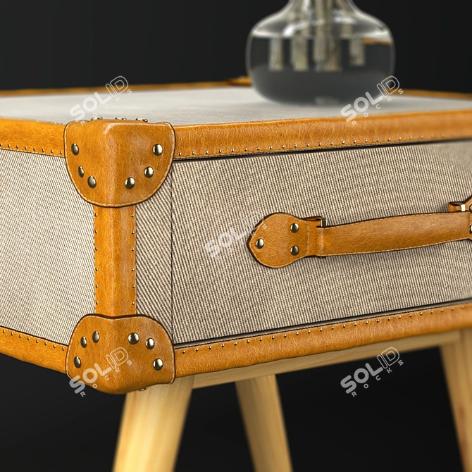 Traveler's Trunk Table 3D model image 2