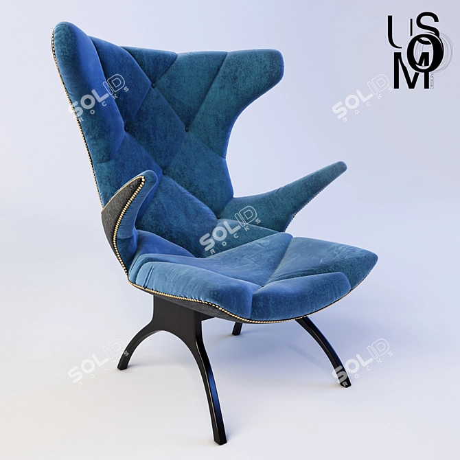 UMOS Comfort Armchair 3D model image 1