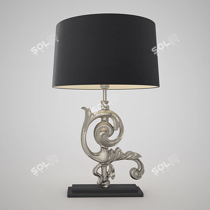 Heathfield & Co Ingres Table Lamp 3D model image 1