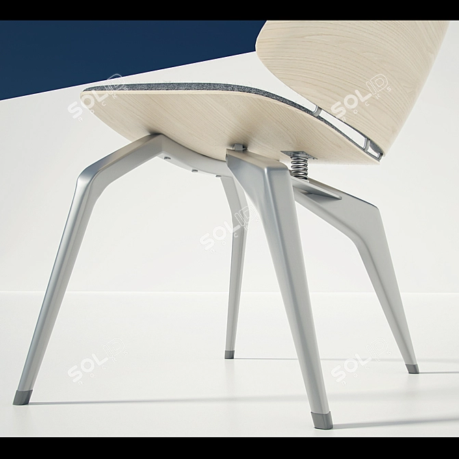 Sleek Spider Chair, Max + Vray 3D model image 2