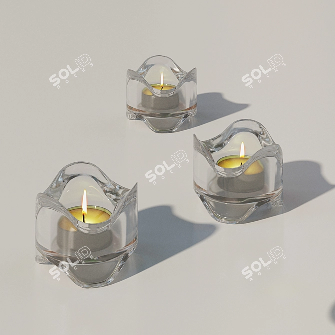 Modern Candlestick Holder - VESNAS 3D model image 1