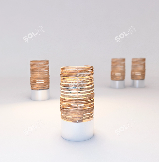 Title: Spiral Sleep Lamp 3D model image 2