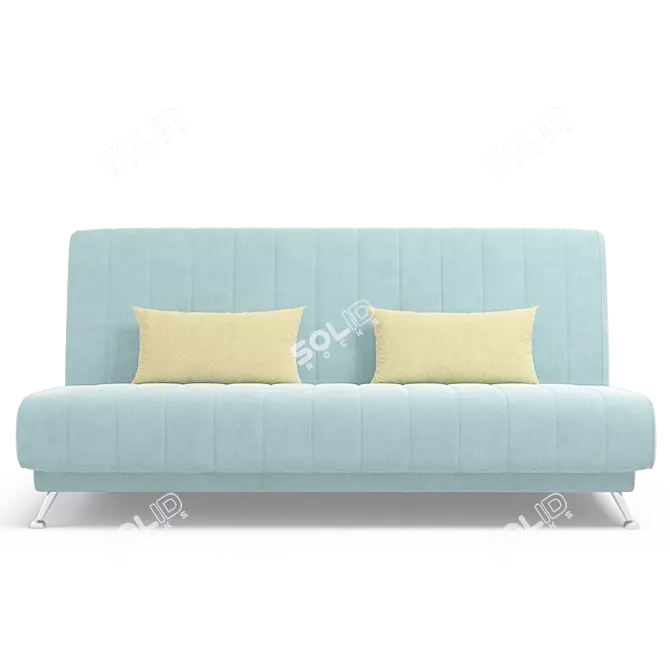 Bright Rio Sofa: Perfect for Kids' Rooms 3D model image 1