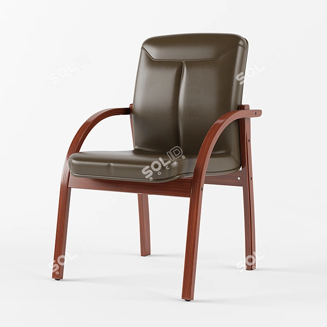 Elevate Your Comfort: Maxus Armchair 3D model image 1