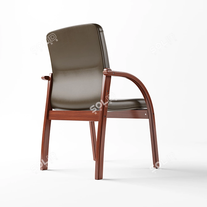 Elevate Your Comfort: Maxus Armchair 3D model image 2