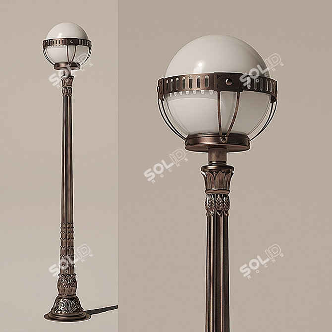 Title: Handcrafted Robers AL6605 Lighting 3D model image 1