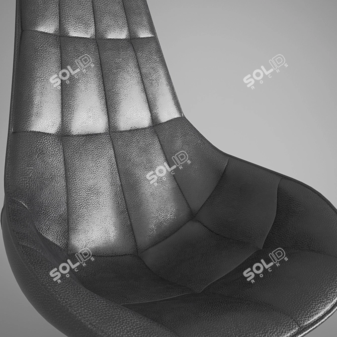 Luxury Leather Armchair: Boconcept Boston 3D model image 3