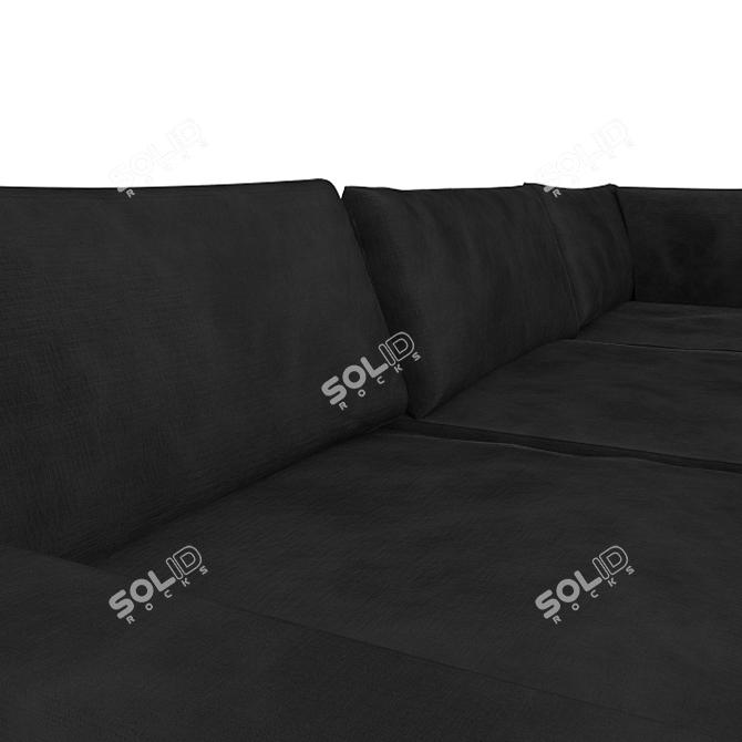 Versatile Modular Poliform Bristol Sofa 3D model image 2