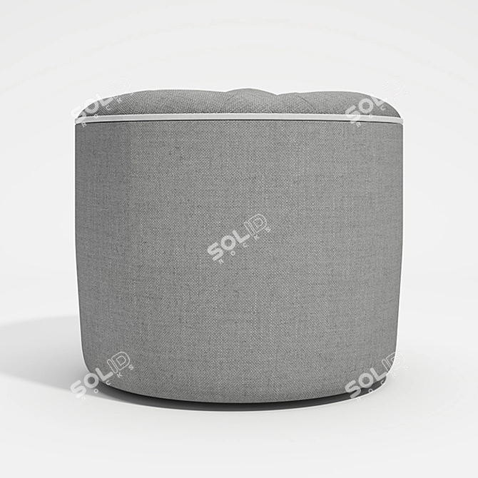 BOLIA Tuckln Pouf - Versatile & Stylish Seating 3D model image 2