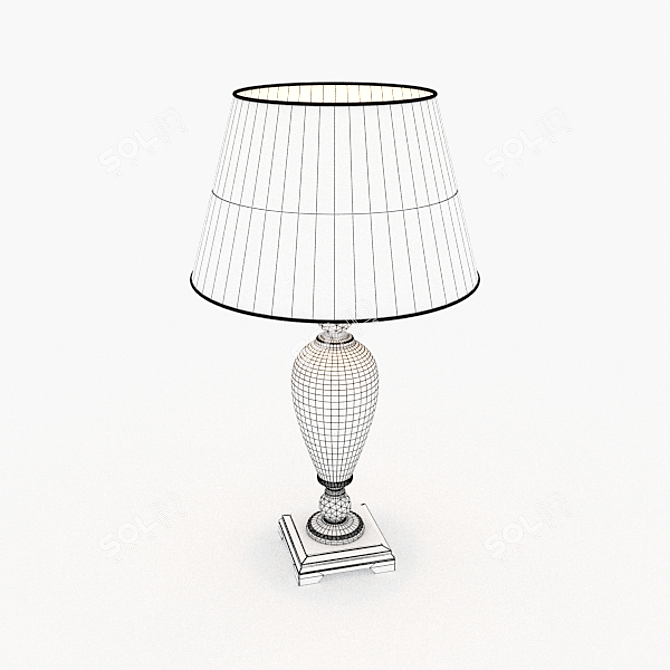 Elegant Le Porcellane Table Lamp 3D model image 2