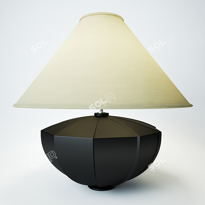 Elegant Bois de Boulogne Table Lamp 3D model image 1