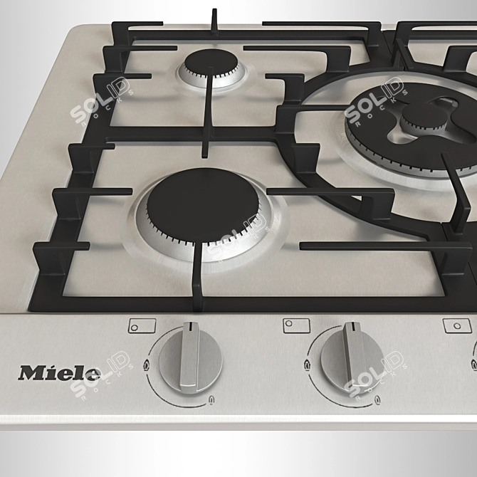 Miele KM2034 Induction Hob 3D model image 2