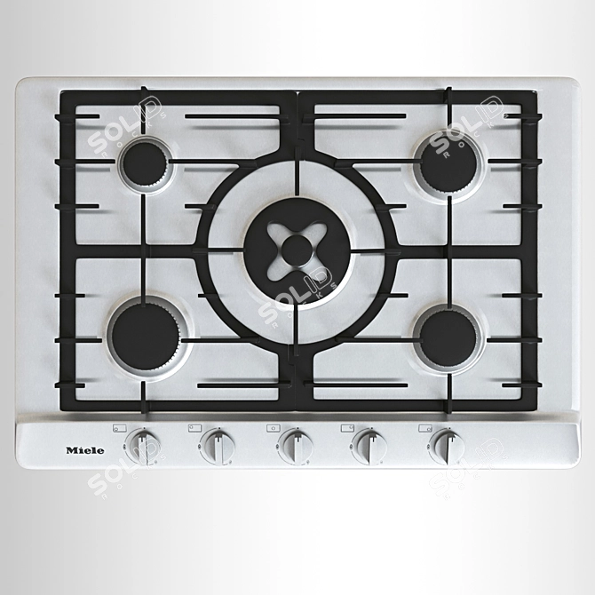 Miele KM2034 Induction Hob 3D model image 3