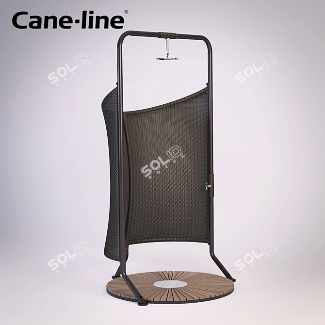 Luxury Outdoor Shower: Cane-line Richmond 3D model image 1